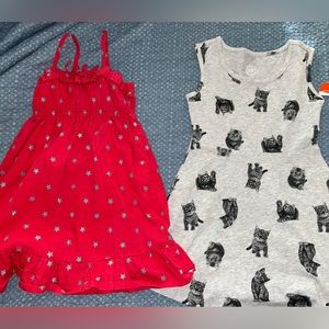 Little girls size 4/5, one brand new with tags, the other, EUC, sleeveless
